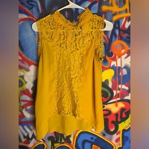 Mustard color blouse